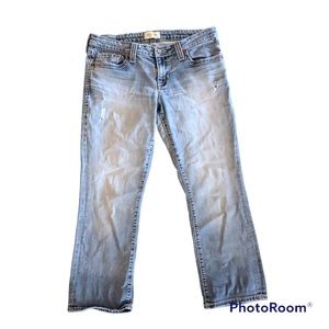 Big Star Rikki Cropped Light Wash Jeans